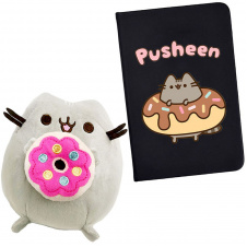 Набір 2Life Pusheen cat М'яка іграшка 15х12 см та блокнот А5 14х10 см v-12471