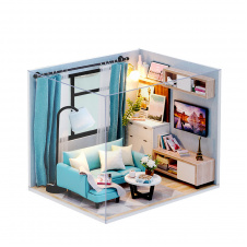 Ляльковий будинок конструктор DIY Cute Room H-018 Living Room Румбокс