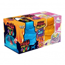 Набір слаймів 2 в 1 Mega Stretch Slime & Fluffy Slime Dankotoys (FLS-03-01U)