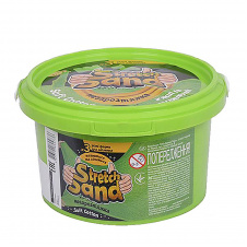 Набір креативної творчості "Stretch Sand" Danko Toys STS-02-01U 400 гр Зелений