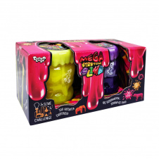 В'язка маса "Mega Stretch Slime" Danko Toys SLM-11-02U 2 банки Вид 1