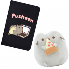 Набір 2Life Pusheen cat М'яка іграшка 15х12 см та блокнот А5 14х10 см v-12470