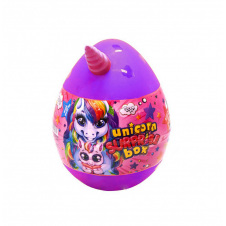 Набор креативного творчества "Unicorn Surprise Box" Danko Toys USB-01-01U укр Фиолетовый