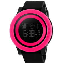 Фото - Годинник Skmei DG1142 BK-Hot Pink BOX (DG1142BOXBKHP) Годинник Skmei DG1142 BK-Hot Pink BOX (DG1142BOXBKHP)