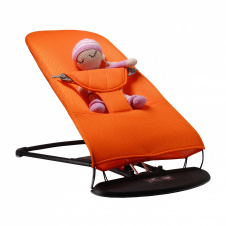 Шезлонг-гойдалка BABY Balance Soft SBT Group Помаранчевий (BBS-09-00)