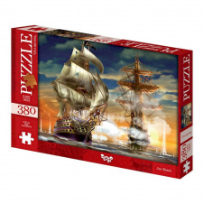 Пазли класичні "Морські баталії" Danko Toys C380-06-08 380 елементів