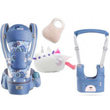 Хипсит эрго-рюкзак кенгуру переноска Baby Carrier 6 в 1 и игрушка Пушин кот Луна (vol-1903)