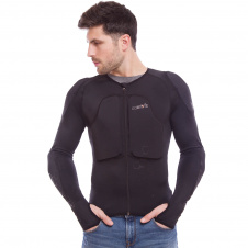 Мотозащита тела компрессионная NERVE MS-1196 р-р XL-2XL Черный PT1294