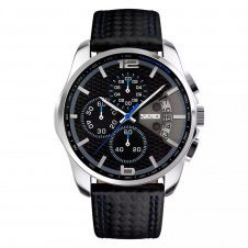 Годинник наручний Skmei 9106 Black 9106BU (17117-hbr)