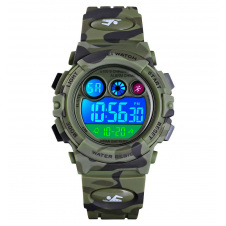 Годинник наручний дитячий Skmei 1547 Camouflage Green 1547CMGN (17145-hbr)