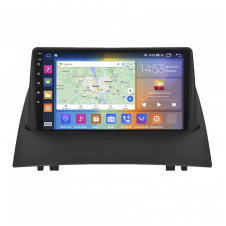 Штатная магнитола Lesko 9" Renault Megane II Рестайлинг 2006-2009 2/32Gb CarPlay 4G Wi-Fi GPS Prime (9825-48061)