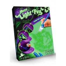 Набір креативної творчості Neon Light Pen Кішка Dankotoys (NLP-01-02U)