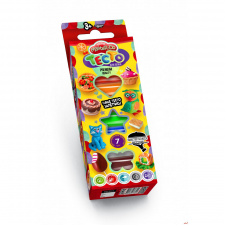 Комплект креативної творчості "Тісто для ліплення" Master Do " Danko Toys 7 кольорів