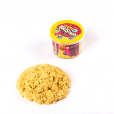 Набір креативної творчості "Кінетичний пісок "KidSand" Danko Toys KS-01-06 400 гр Жовтий