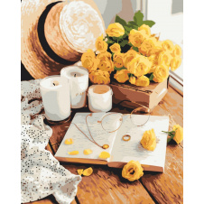 Картина за номерами BrushMe "Квіткова книга" 40х50см BS51336