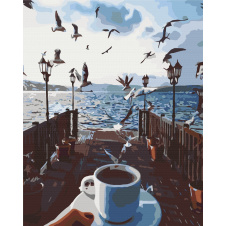 Картина за номерами BrushMe "Море кави" 40х50см BS51384