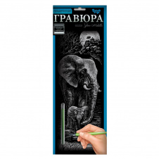 Набір для творчості Гравюра "Слони" Danko Toys GR-B2-02-06s