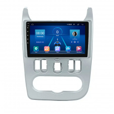 Штатная магнитола Lesko Dacia Logan II 2012-2016 9" 4/64Gb 4G Wi-Fi GPS Top (10225-44989)