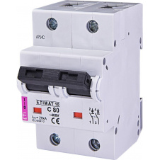Автоматический выключатель ETI 002133733 ETIMAT 10 2р C 125А (15 kA)