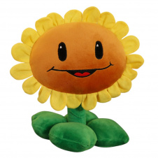 М'яка іграшка Plants vs Zombies Соняшник рослини проти зомбі 30 см Різнокольоровий (810)
