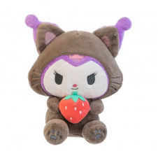 М'яка іграшка плюшева Hello Kitty аніме Куромі полуничка 65 см Коричневий (1008)