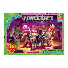 Пазли дитячі "Minecraft" Майнкрафт G-Toys MC789 70 елементів