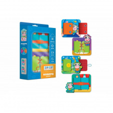 Игра Vladi Toys с застежками Бизиборд Эмоции укр (ZZ1001-01)
