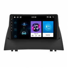 Штатная магнитола Lesko Renault Megane II 2002-2006 9" 1/16Gb/ Wi-Fi Optima GPS Android (9824-35645)