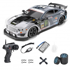 Дріфтова машинка RC Race Ford Mustang 4WD радіокерована з парою 28 см Різнокольоровий (934)