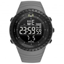 Часы наручные мужские Smael 1237 Gray (15193-hbr)