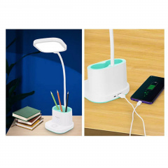 Настільна лампа Weidasi WD-6078 9W 449lm 4159K USB 5V White Покровск