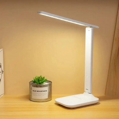 Настільна лампа Light LED L02 сенсорне керування з акумулятором 3 режими світла USB 5 V 10 W 6000 K Білий (SH0000137) Ворожба