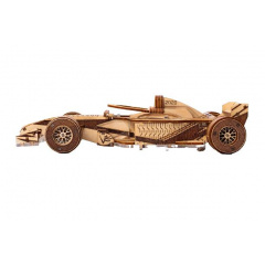 Механический 3D конструктор Veter Models Racer V3 Гоночный болид 223 деталей Коричневый Павлоград