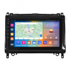 Штатная магнитола Lesko 9" Mercedes-Benz B-Класс I W245 2005-2009 4/64Gb CarPlay 4G Wi-Fi GPS Prime (9591-47800) Чугуїв
