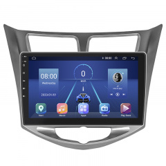 Штатная магнитола Lesko Hyundai Accent IV 2010-2017 10" 6/128Gb 4G Wi-Fi GPS Top (10471-51772) Кривой Рог