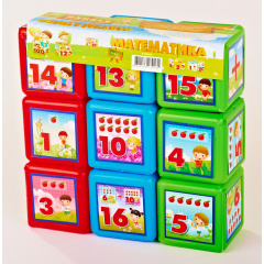 Кубики MToys "Математика 9 шт " 09051 Одеса
