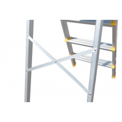 Драбина алюмінієва MASTERTOOL GM 8 ступенів h=1720 мм max 150 кг (79-1108) Калуш