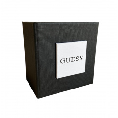 Подарункова упаковка-коробка для годинника Guess Чорний 90х90х60 мм Київ