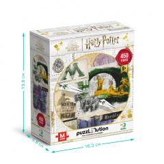Пазл класичний "Harry Potter. Міністерство магії та Алея Ноктерн" DoDo Toys 200504 450 елементів Київ