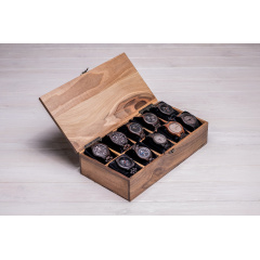 Органайзер для зберігання годинників ecoWalnut 8.2х34.2х18 см Львів