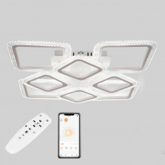 Стельова LED люстра Sunlight 6063/4+4 Білий Киев