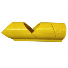 Шаблон для підрізання ізоляції труб No Brand 20-40 мм № 1 18x6 мм Жовтий (hub_ro2sp5) Кременець