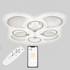 Полочна LED люстра Sunlight 5805/4+4 Білий Киев