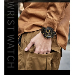 Тактичний наручний годинник Smael 8095 Black (16687-hbr) Южноукраинск