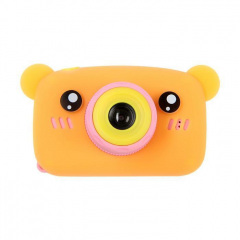 Дитячий цифровий фотоапарат RIAS X-500B "Ведмедик" Pink/Orange (3_01243) Покровськ