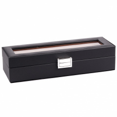 Скринька для зберігання годинників Craft 6PU.CRB.BL.BR чорний Киев