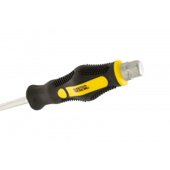 Викрутка ударна шліцева магнітна MASTERTOOL GM EXTERNAL HEX SL8х200 мм ручка з покриттям TPR (49-6820) Чернігів