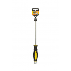 Викрутка ударна шліцева магнітна MASTERTOOL GM EXTERNAL HEX SL8х200 мм ручка з покриттям TPR (49-6820) Чернігів