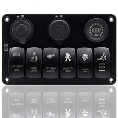 Блок перемикачів HeadLight синє підсвічування 12В Вознесенськ