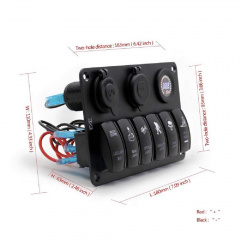 Блок перемикачів HeadLight синє підсвічування 12В Вознесенськ